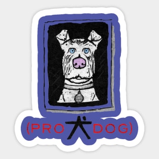 Pro Dog Isle Of Dogs Sticker